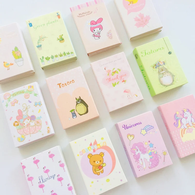 

1X Flamingo Melody Cactus Totoro Memo Pads Message Sticky Notes Stationery