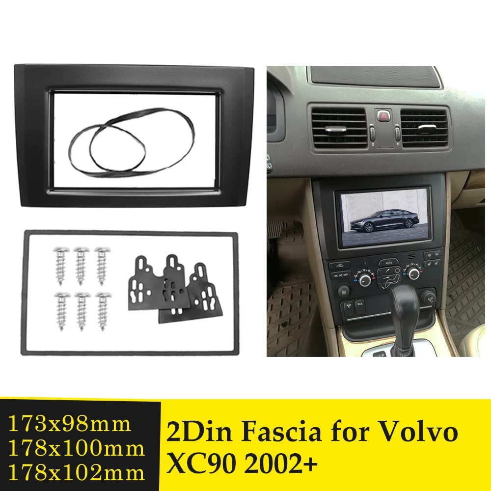 Автомобильный радиоприемник Fascia Для Volvo XC90 2002 + стерео DVD-плеер комплект отделки