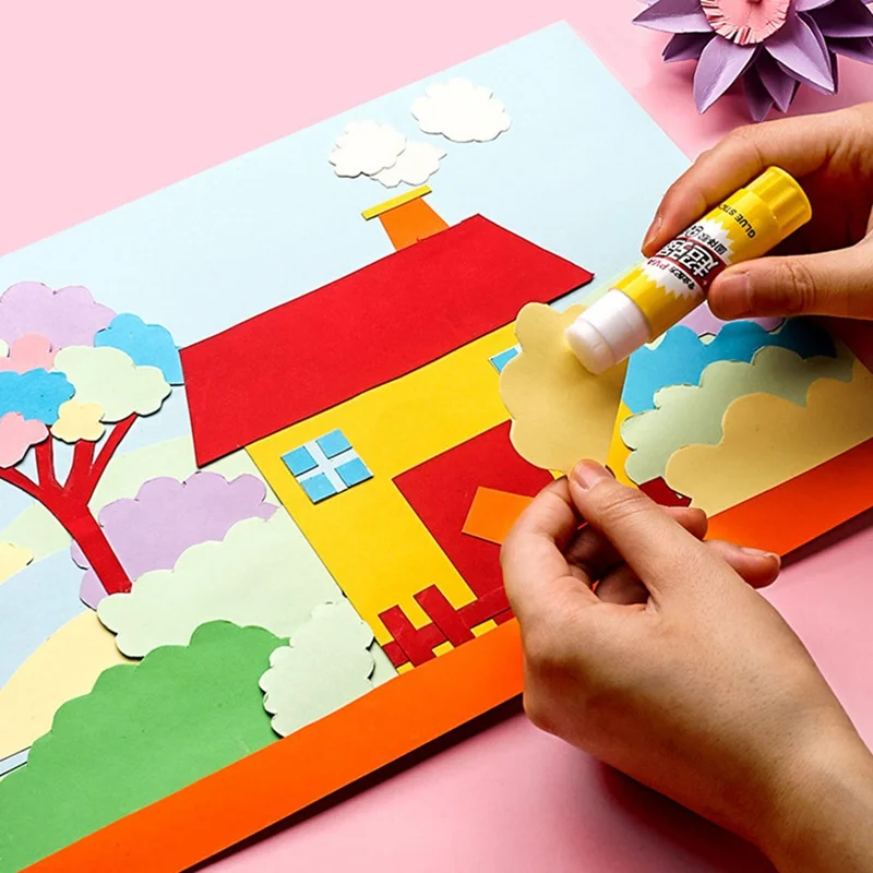 

50 Pcs/set Multicolor Single Printed Children Wrapping Gift Handmade Crafts Scrapbook Papers Solid Color Origami Paper