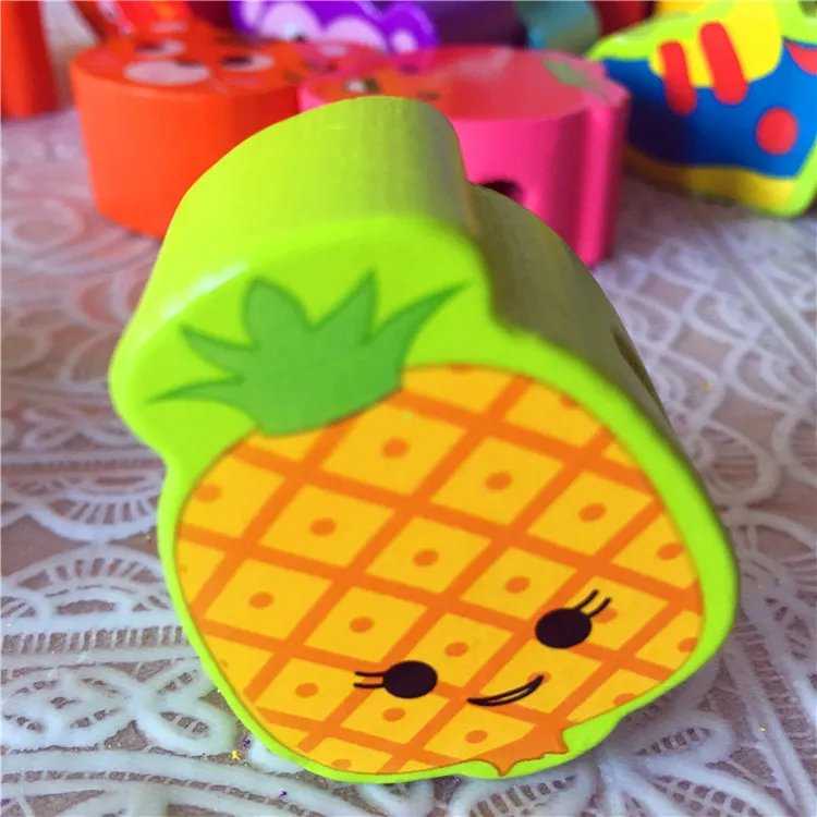 Новые продукты деревянная игрушка из бисера для детей 1-2-3 лет обучающее животное резьба Когнитивная струна музыка Дженга