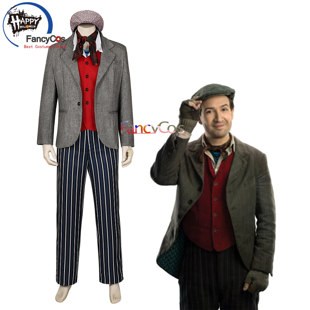 Movie Jack Linmanuel Miranda Uniform Costume Halloween Mary Costumes Poppins Returns Cosplay