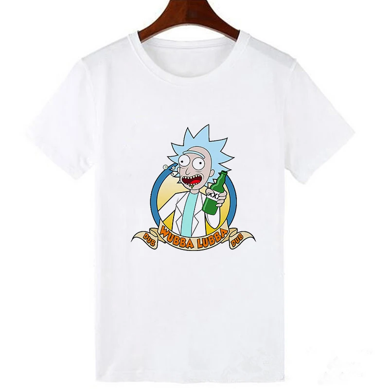 Showtly Rick and Morty футболка для мужчин/женщин футболки Новинка забавная одежда футболки мужские белые футболки pickle rick мужские топы