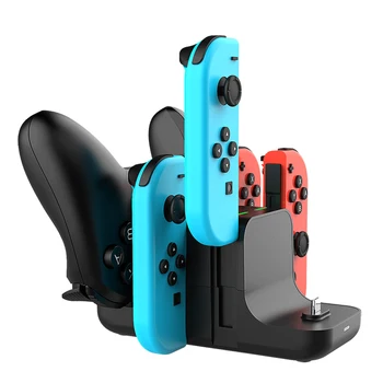 

6 in 1 Charger station for Nintendo Swith with 4 Joy-Cons and 2 pro Controllers Charging docking station