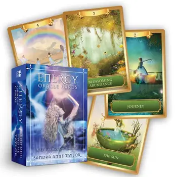 

53pcs Energy Oracle Cards Tarot Card Game For Party Playing Card Table Deck Board Games Guidance Divination Fate Entertainment