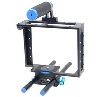 ⁦كيج و ريغ كاميرا FEICHAO Rabbit Cage مناسب لكاميرات DSLR وبدون مرآة مع مات بوكس و فولوفوكس وقبضة يد⁩ - الصورة ⁦5⁩