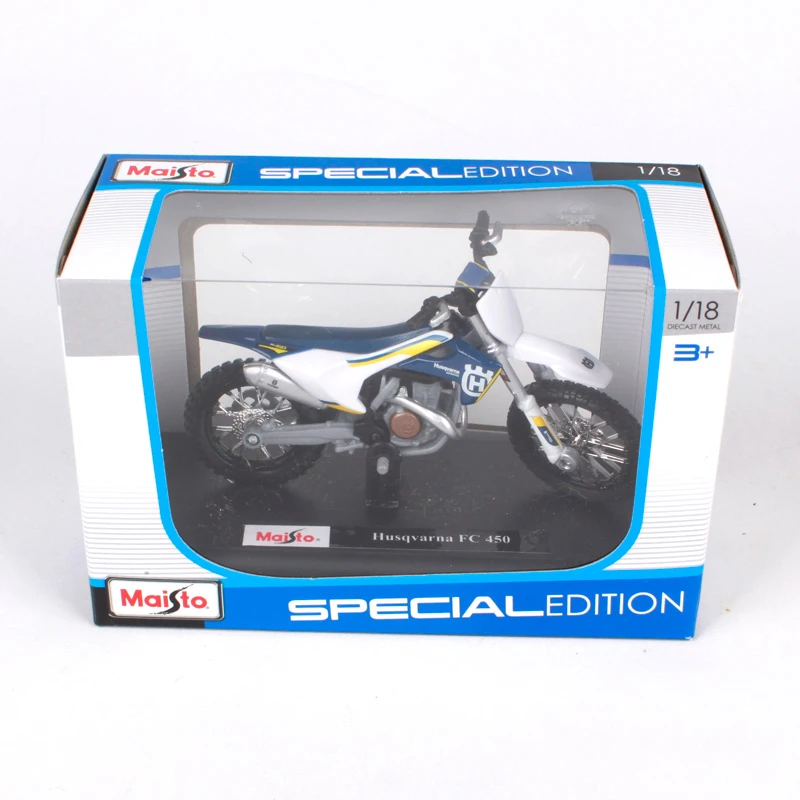 Maisto масштаб 1/18 1:18 Husqvarna FC 450 внедорожные мотоциклы модели с литыми дисплеями