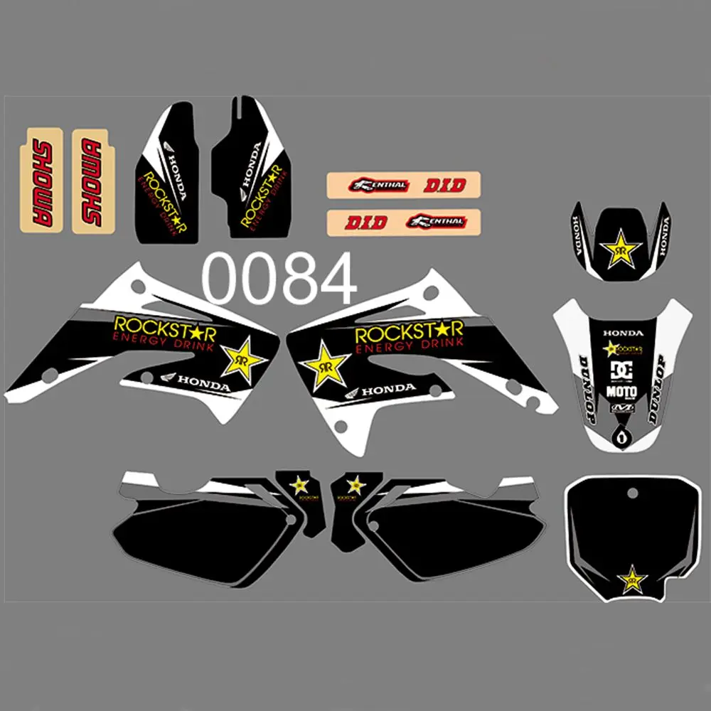 

Graphics Decals Stickers Custom Number Name for Honda CR85R CR85 2003 2004 2005 2006 2007 2008 2009 2010 2011 2012 CR 85 85R