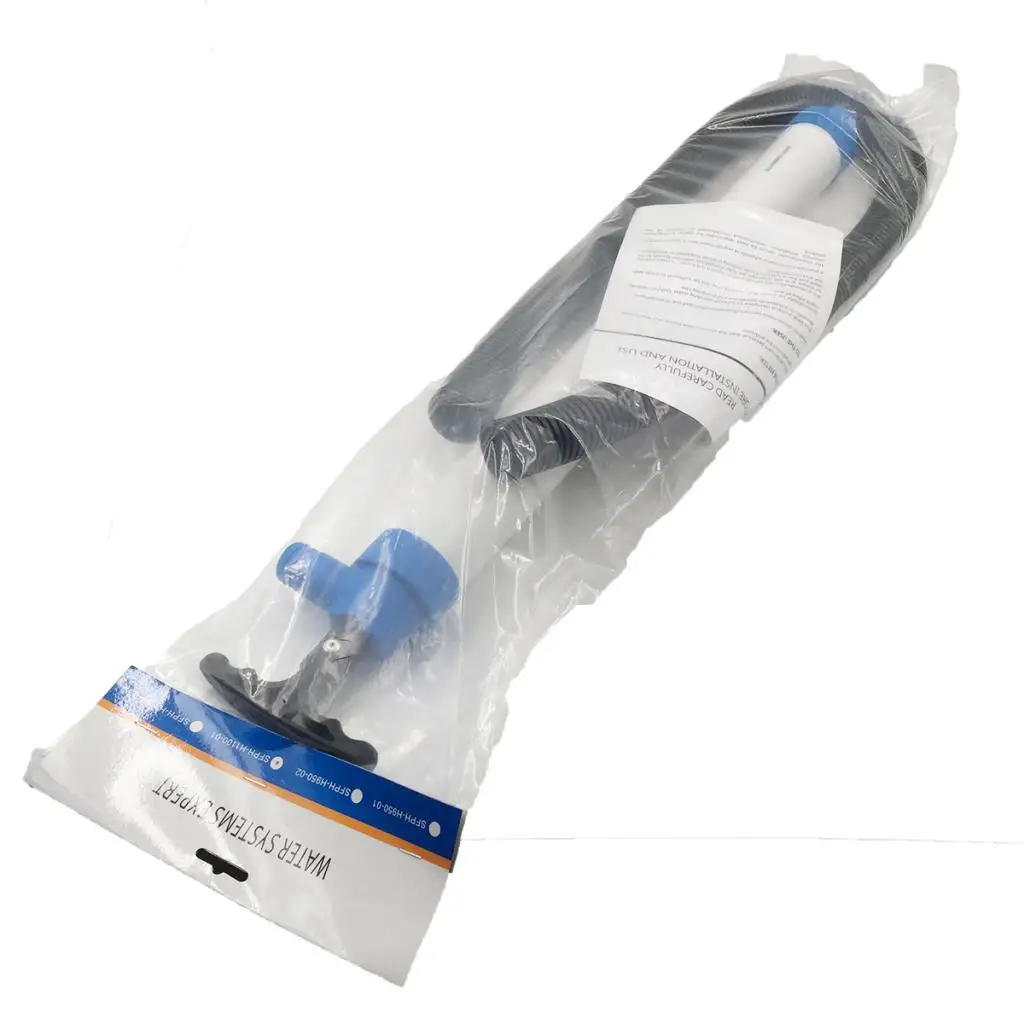 Marine Bilge Pump for Kayaks Boats, 43.3 inch 1100mm Hand Diesel and Water Transfer Pumps Portable Boat Accessories, White
