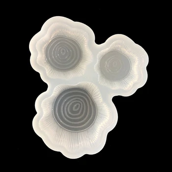 

Transparent Silicone Mould Spiral Stump Mirror Resin Decorative Craft DIY Mold cutting shpe Type epoxy resin molds for jewelry