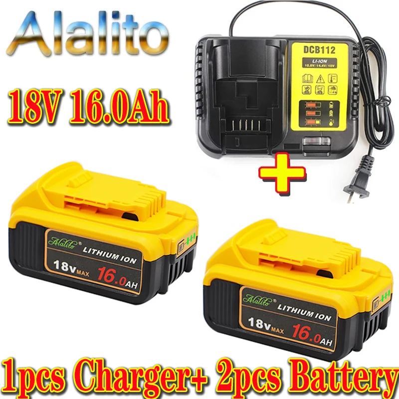 Замена аккумулятора для электроинструмента DeWalt DCB184 DCB181 DCB182 DCB200 20 в 5 А 18 + зарядное