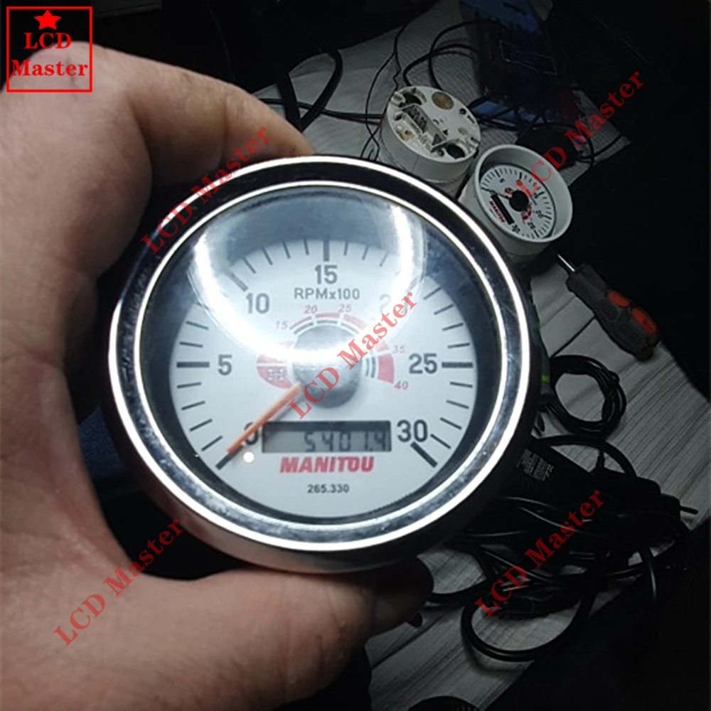 Speedometer / Tachometer LCD display for Kenworth trucks VDO international VDO cockpit vision Jcb tractor Volvo penta 1pcs