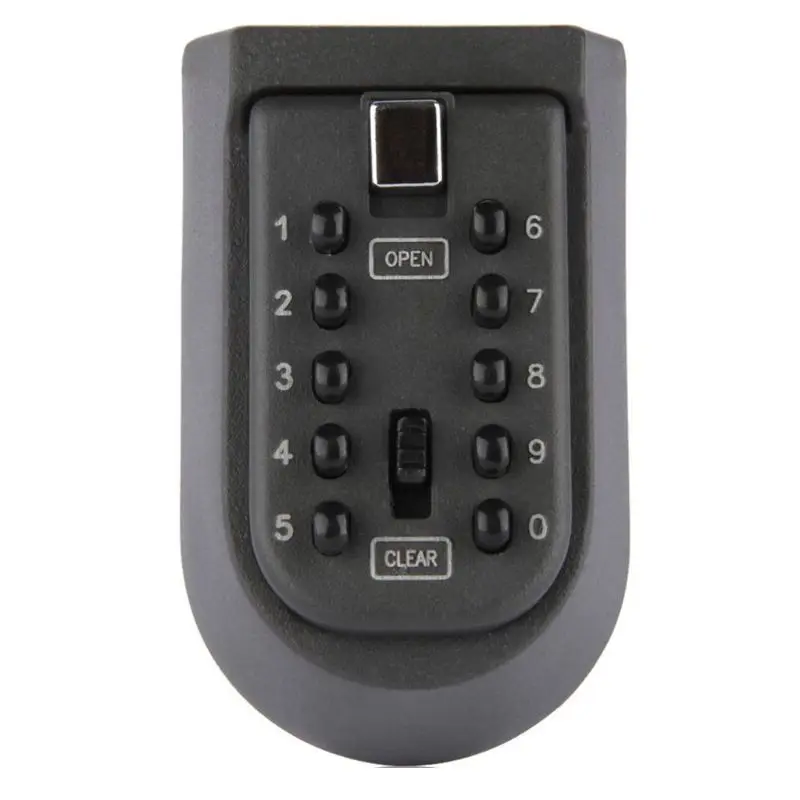 Outdoor Wall Mount Spare Key Safe Storage Box Waterproof Push Button Lock Holder M5TB