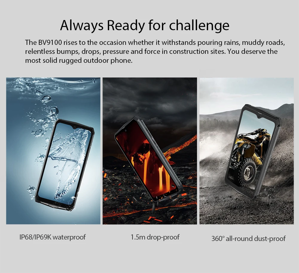 Blackview BV9100 смартфон с 6 3 дюймовым дисплеем восьмиядерным процессором MT6765 ОЗУ 4 Гб