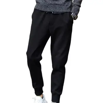 

Men 2020 Casual Waist Drawstring Ankle Tied Pockets Fitness Sports Long Pencil Track Casual Cargo Pants