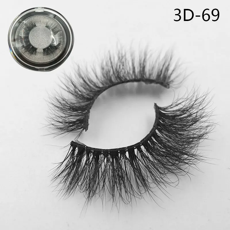 Iflovedekd ThinkShow 3D норковые ресницы 3D Искусственные накладные Ресницы MINK частная этикетка собственный бренд на заказ - Цвет: 3D-69