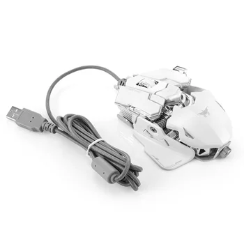 

CW20 4800DPI Optical Mouse 2.4GHz USB LED Light Optical Gaming Mouse for PC Game Playing (White)