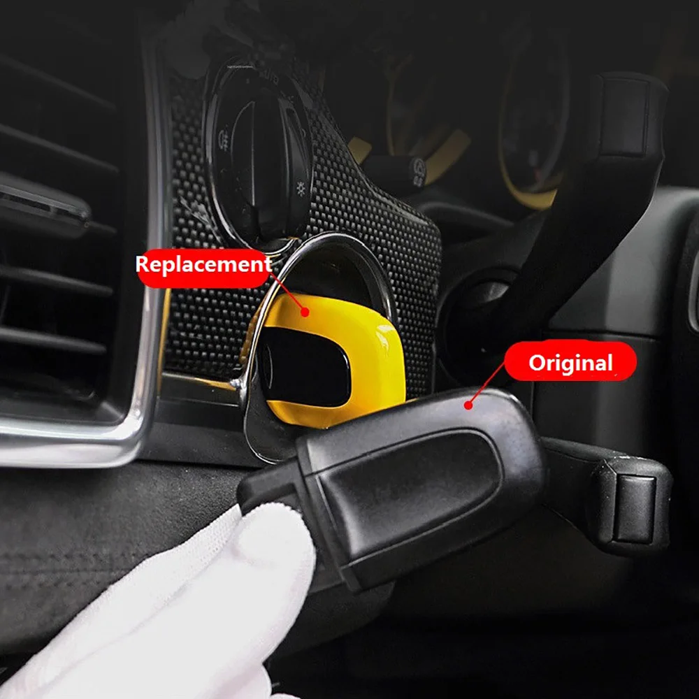 ABS одна кнопка запуска пассивный без ключа введите Автомобильный ключ чехол для Porsche Macan Cayenne Panamera Стайлинг Замена аксессуары