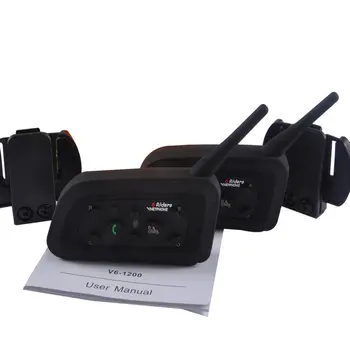 

V6C Intercom Motorbike Headset with Arm Bag Interphone for Referee and Outdoor Activities
