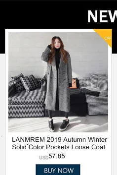 LANMREM, осень и зима, без бретелек, Корейская версия плеча, неровное, плотное, с длинным рукавом, длинное платье, 19B-a496