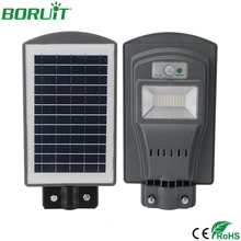 BORUiT – applique murale solaire à 40 LED avec détecteur de mouvement PIR, imperméable, éclairage d'extérieur, idéal pour un sentier ou une véranda 