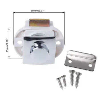 

Car Push Lock RV Caravan Boat Motor Home Cabinet Drawer Latch Button Locks Q9QD