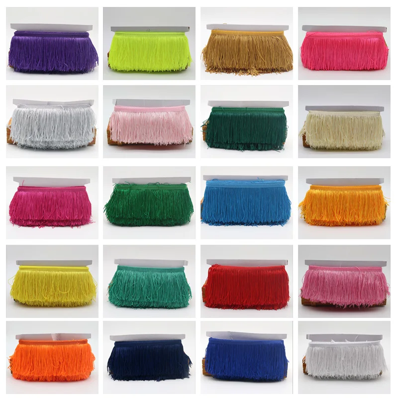10Yards 9-30cm Tassel Fringes For Clothes Dress Curtain Lace Trim Garment Decorative Ribbon Fringe Fabric DIY Sewing Accessories