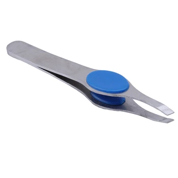 

1PC New Eyebrow Tweezer Eye Hair Removal Lady Face Makeup Tools Beauty Essential Tool Stainless Steel Eyelash Extension Tweezers