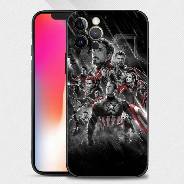Case For Apple iPhone 13 12 11 Pro Max 13 12 Mini XS Max XR X 7 8 Plus 6 6S SE 2020 Cover Marvel Superheroes The Avengers Hero B06
