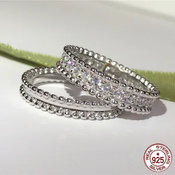 

s925 sterling silver ring personality romantic fashion jewelry clover simple fresh girlfriend gift 2020 new hot