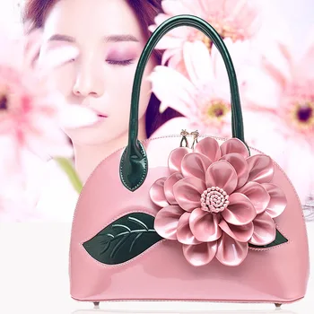 

Bag Women 2020 New Pearl Leather Women's Handbag Korean Small Flower Shell Bag Shoulder Bag Women