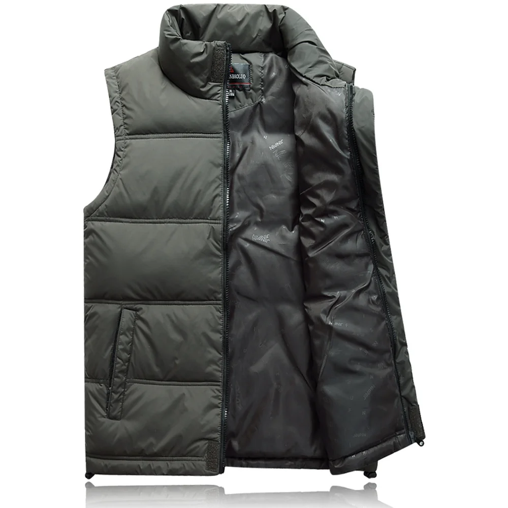 Winter Duck Down Vest For Men Parka Thick Warm Varsity Red Windbreaker Sleeveless Jacket Male Classic Casual Travel Waistcoat