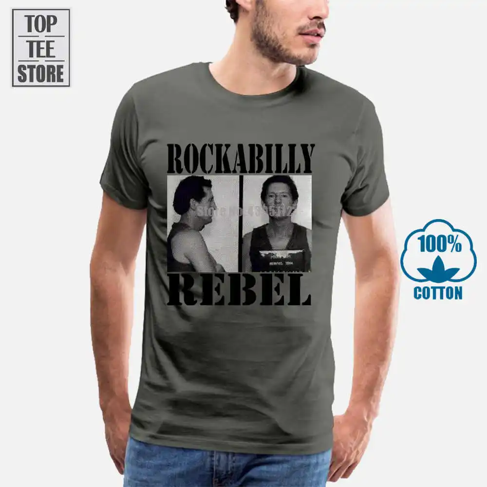 Мужская летняя футболка Jerry Lee Lewis Rockabilly Rebel Foto Archivo с 3D принтом коротким рукавом|men