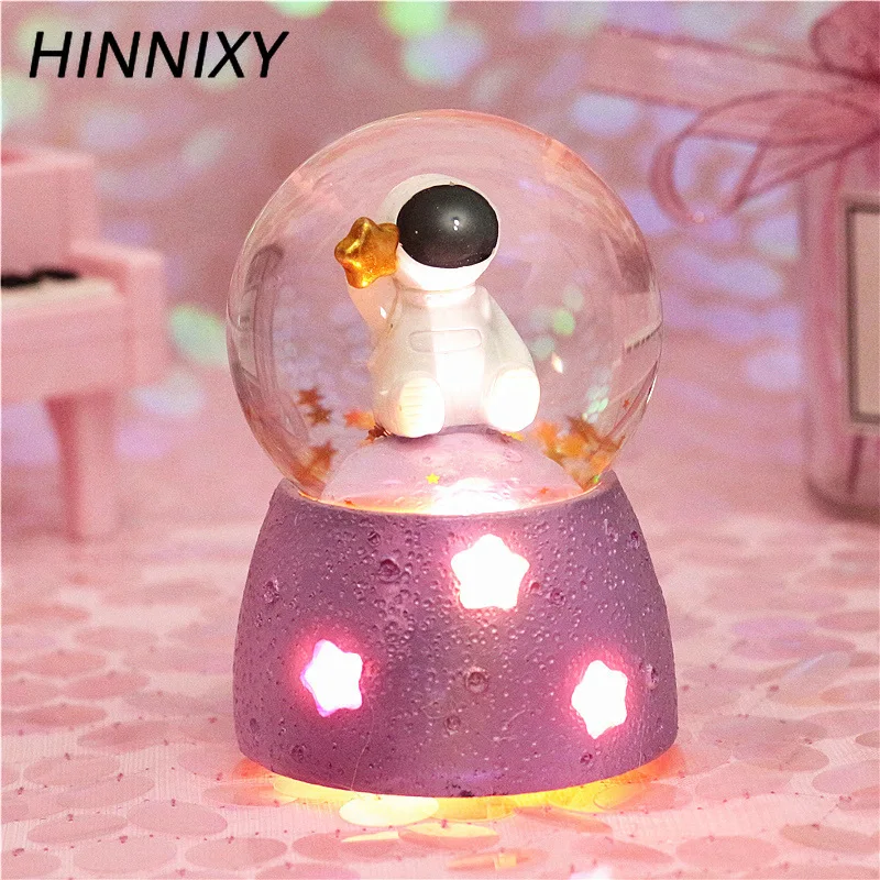 Hinnixy светодиодный астронавт ночной Светильник лампы в виде Луны Вселенная
