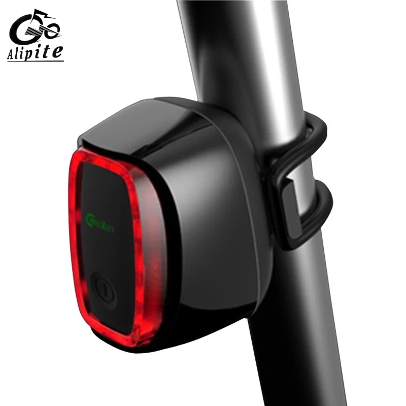 

Energy Saving USB Rechargeable Bicycle Smart Brake Light LED Tail Light Meilan X6 Bike Light Wireless Rear Laser Lights