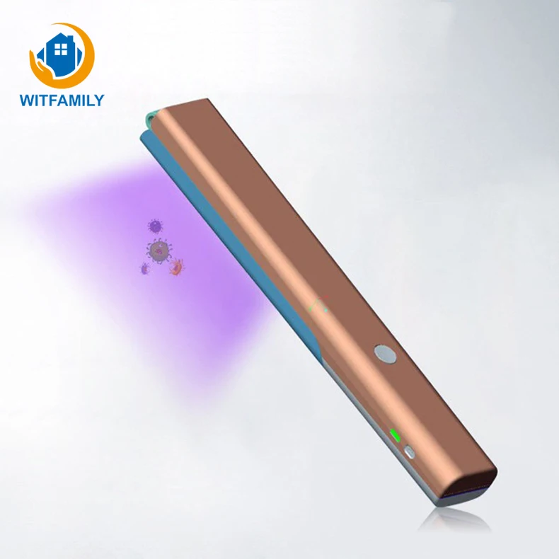 

Portable Ultraviolet Disinfection Lamp Handheld UV Sterilizer Bactericidal Lamp USB UVC Disinfection Germicidal Flashlight