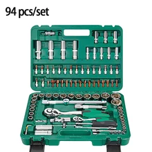 Car Repair Tools, 1/4 Inch Car Repair Kit Socket Wrench Ratchet Tool Combination Mixed Packaging Tool Set 