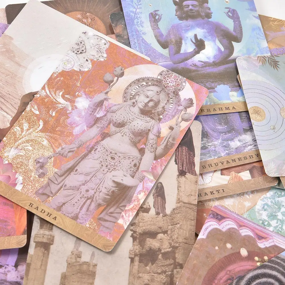 54 A Yogic Path Guidebook Таро карточные игры карты Волшебная колода Таро английское издание загадочная настольная игра, карты Таро семейные вечерние карты