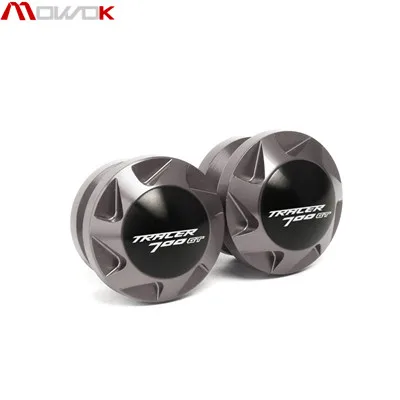 Titanium Аксессуары для мотоциклов achterbrog Spoelen slider M6 stand schroeven для Yamaha Tracer 700- TRACER 700GT 700 GT - Цвет: Titanium