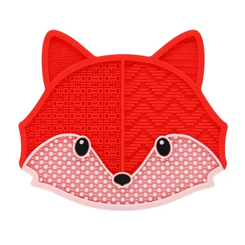 

Portable Cute Cartoon Makeup Brush Cleaning Mat Suction Cup Remove Facial Makeup 28TA