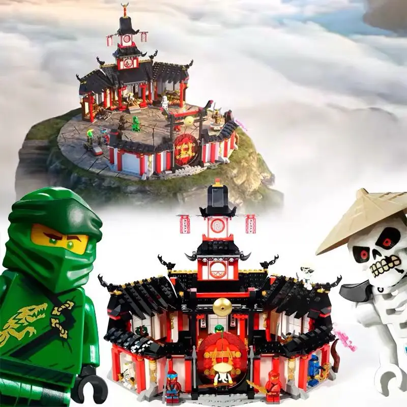 

2019 Ninjagoes Monastery of Spinjitzu Building Blocks Model Kit Bricks Compatible Legoinglys Ninja 70670 Toys Christmas Gifts