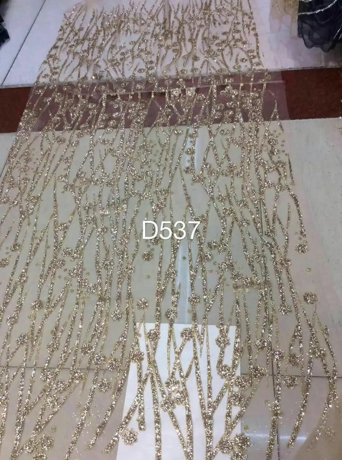 D537 цвет шампанского, золото, 5 ярдов, сверкающий принт, склеенная блестящая пудра, Тюлевая сетчатая кружевная ткань для распиловки свадебного платья/мероприятий