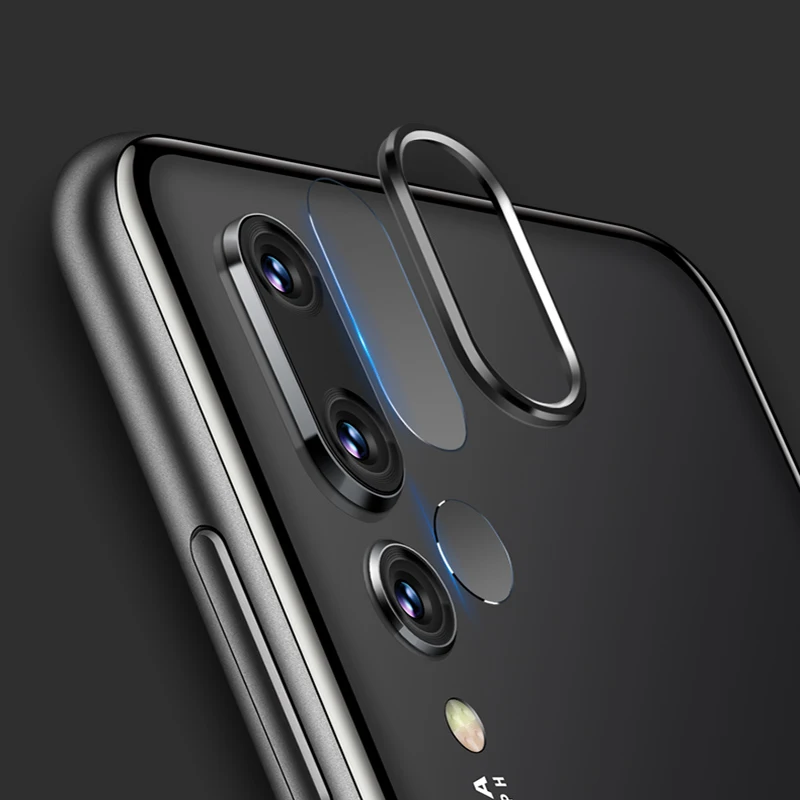 Чехол EXUNTON для задней камеры Huawei P20 Pro Lite с алюминиевым кольцом защита объектива