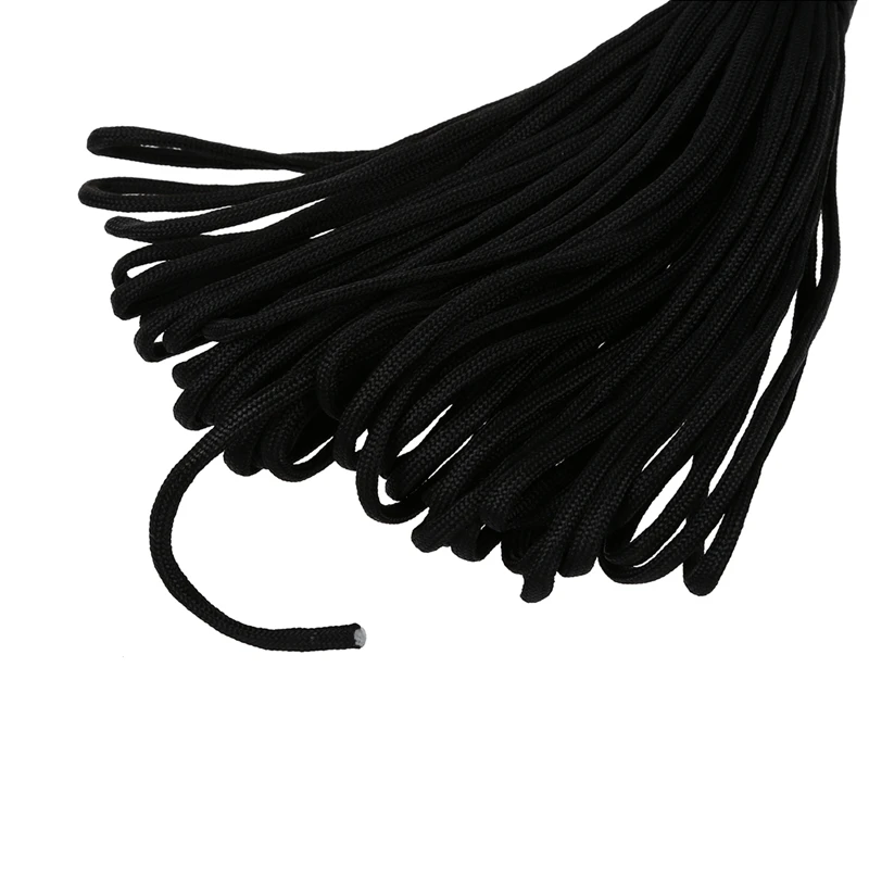 2Pcs 100Ft 7 Strand 550 Survival Bushcraft Паракорд парашютный шнур Тип III-оранжевый и черный