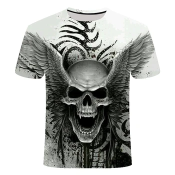 

2020New Design t shirt men/women heavy metal grim Reaper Skull 3D printed t-shirts casual Harajuku style tshirt streetwear tops