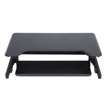 

Height Adjustable Standing Desk Monitor Riser Lifting Notebook Desk Foldable Computer Table Laptop Desk With Keyboard Holder