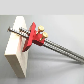 

woodworking tools,European double-headed scribe blade, double-headed dash wooden scribe-line woodworking crossed-out tool