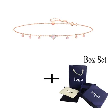 

MULIER 2019 Fashion Wild Summer Discount One Pink Love Neck Necklace 5464162 Jewelry Gift Box Send Girlfriend Gift Spot Speed