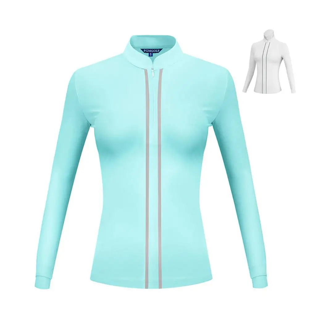 Studyset одежда для гольфа женская футболка с длинным рукавом осень зима теплый стоячий воротник костюм для гольфа