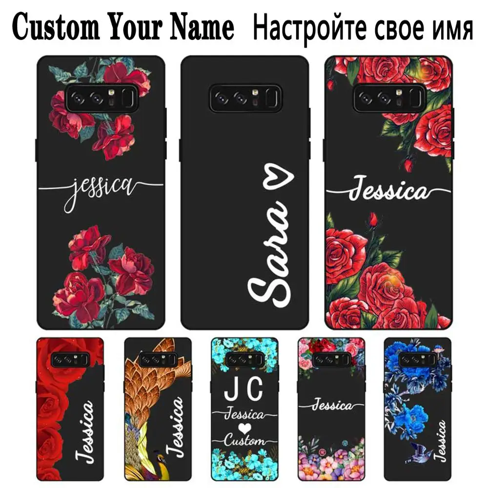 Черный мягкий силиконовый чехол из ТПУ для samsung Galaxy Note 3 4 5 8 9 10 Plus M10 M20 M30 Grand Prime |