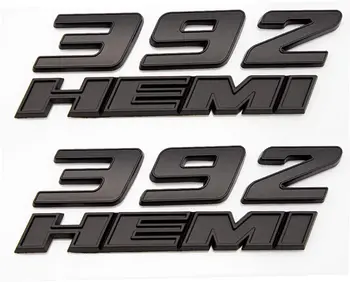 

2pcs Car Emblem For OEM 392 Hemi Emblem Fender Side Badge Sticker Replacement for Challenger Chrysler 300c 3500
